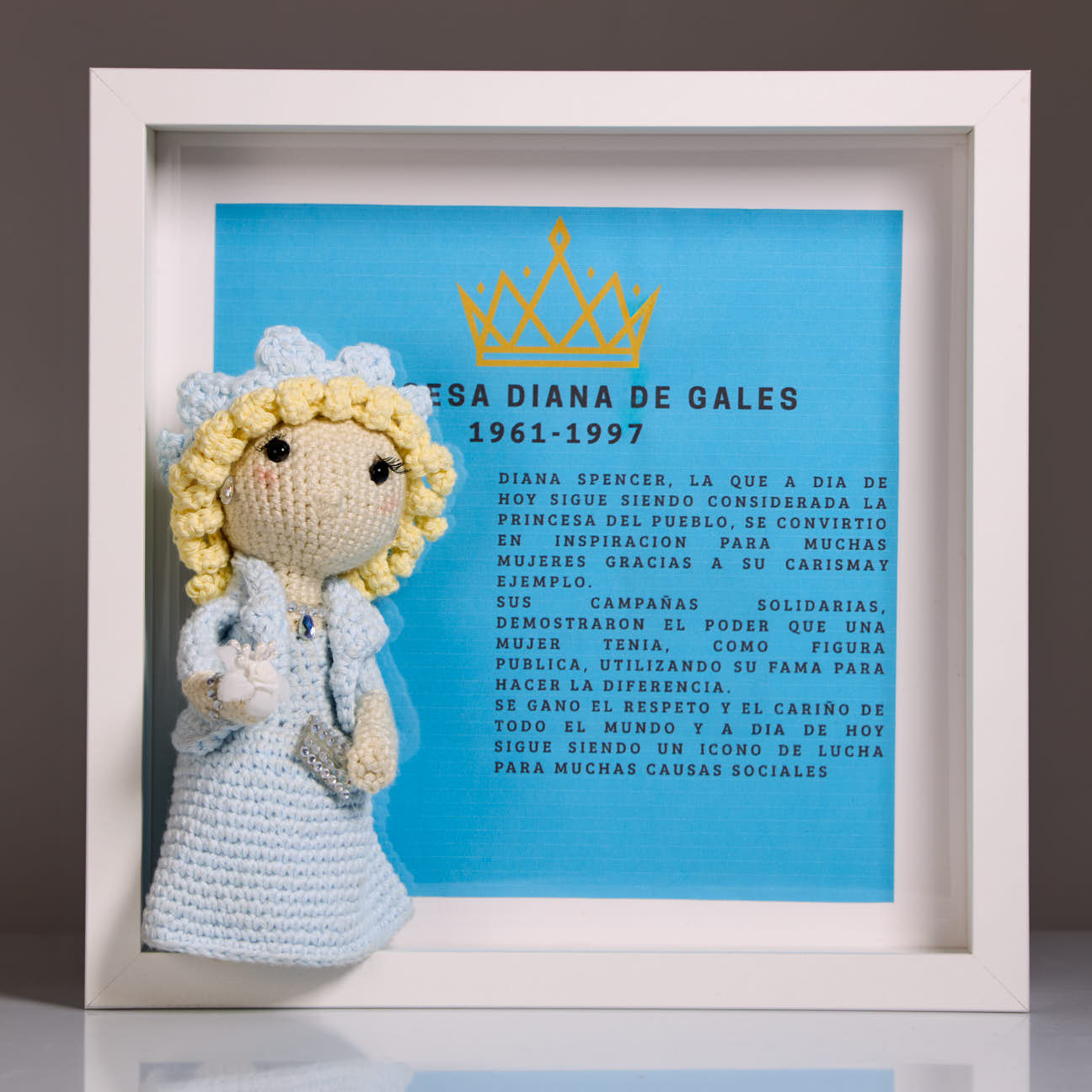 Diana de Gales · amigurumi Diseños ELEMA