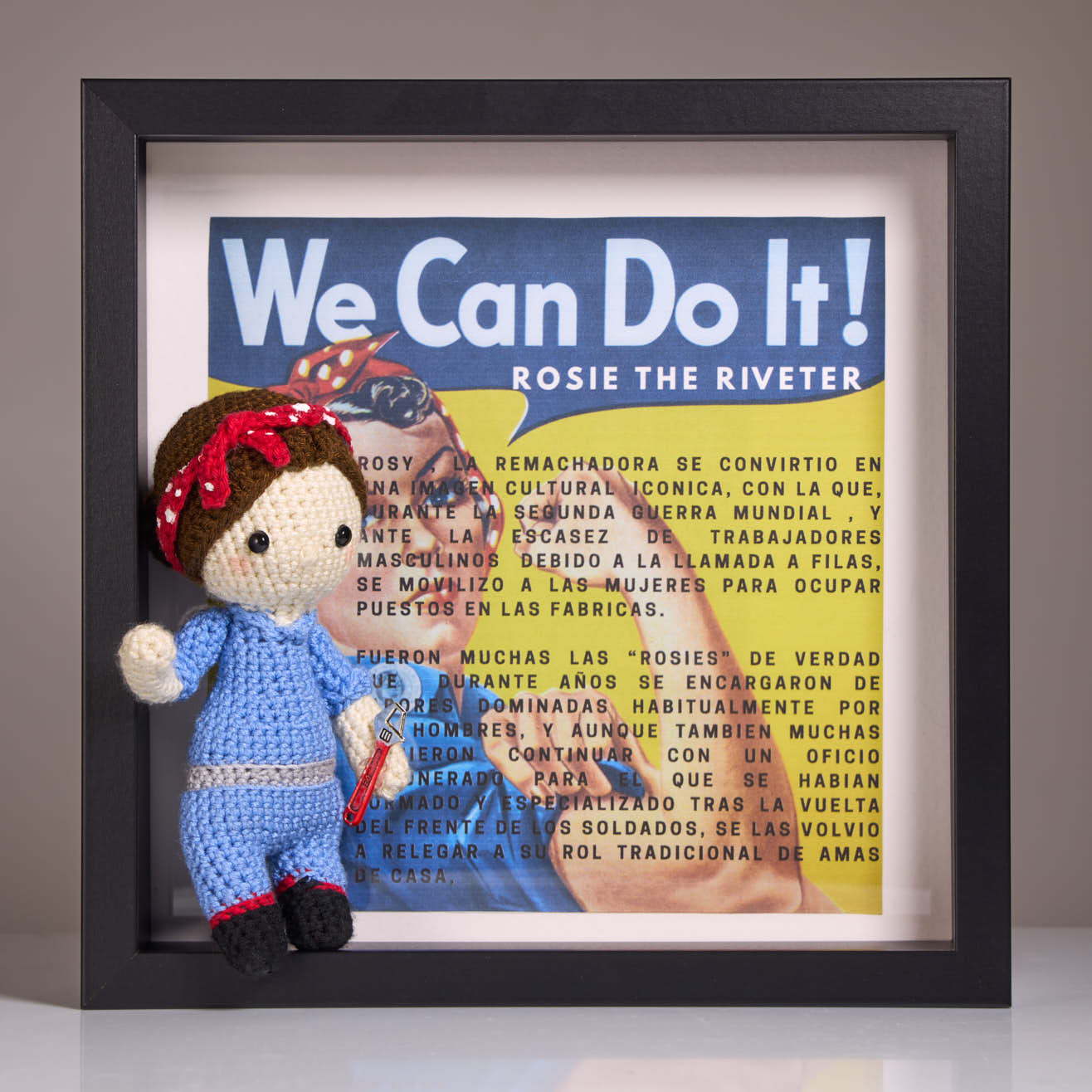 Rosie the Riveter · amigurumi Diseños ELEMA